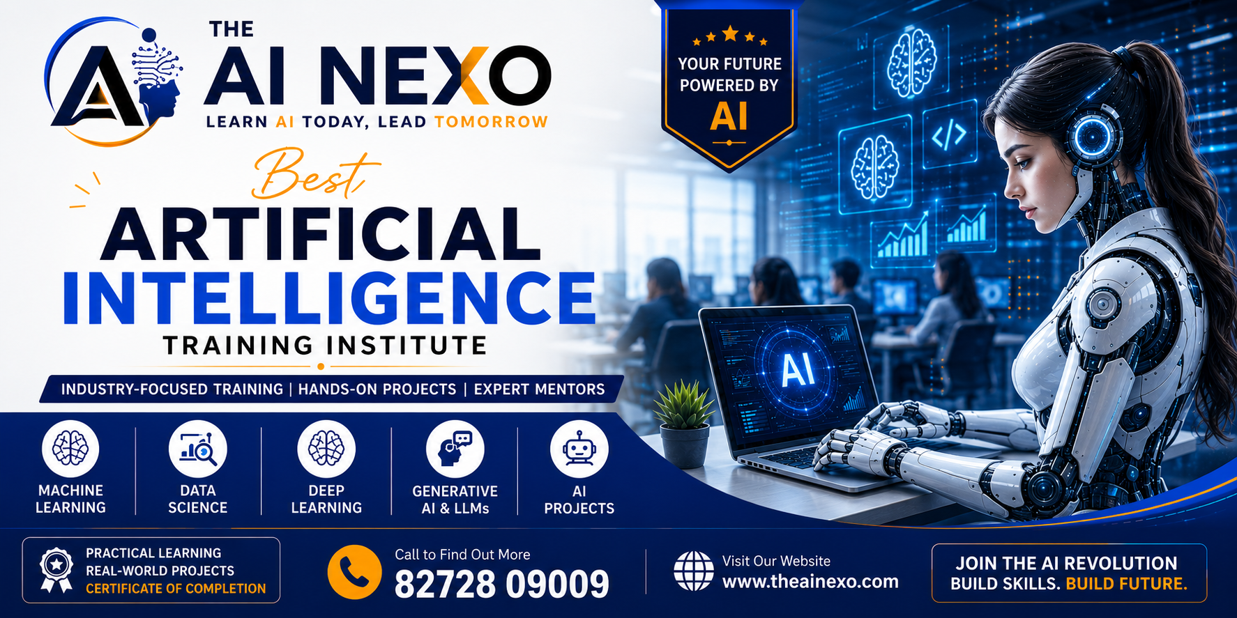 Best Artificial Intelligence Training Institute in Laxmi Nagar, Delhi | AI Coaching, Classes & Professional Courses - The AI NEXO