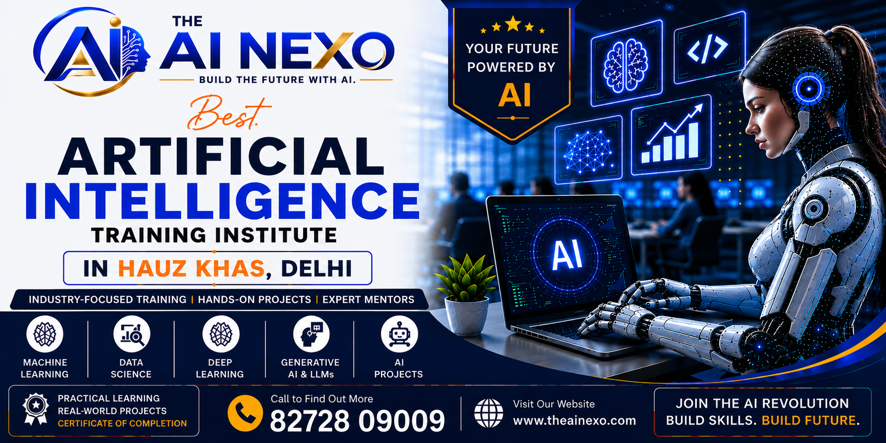 Best Artificial Intelligence Training Institute in Hauz Khas, Delhi | AI Coaching, Classes & Professional Courses - The AI NEXO