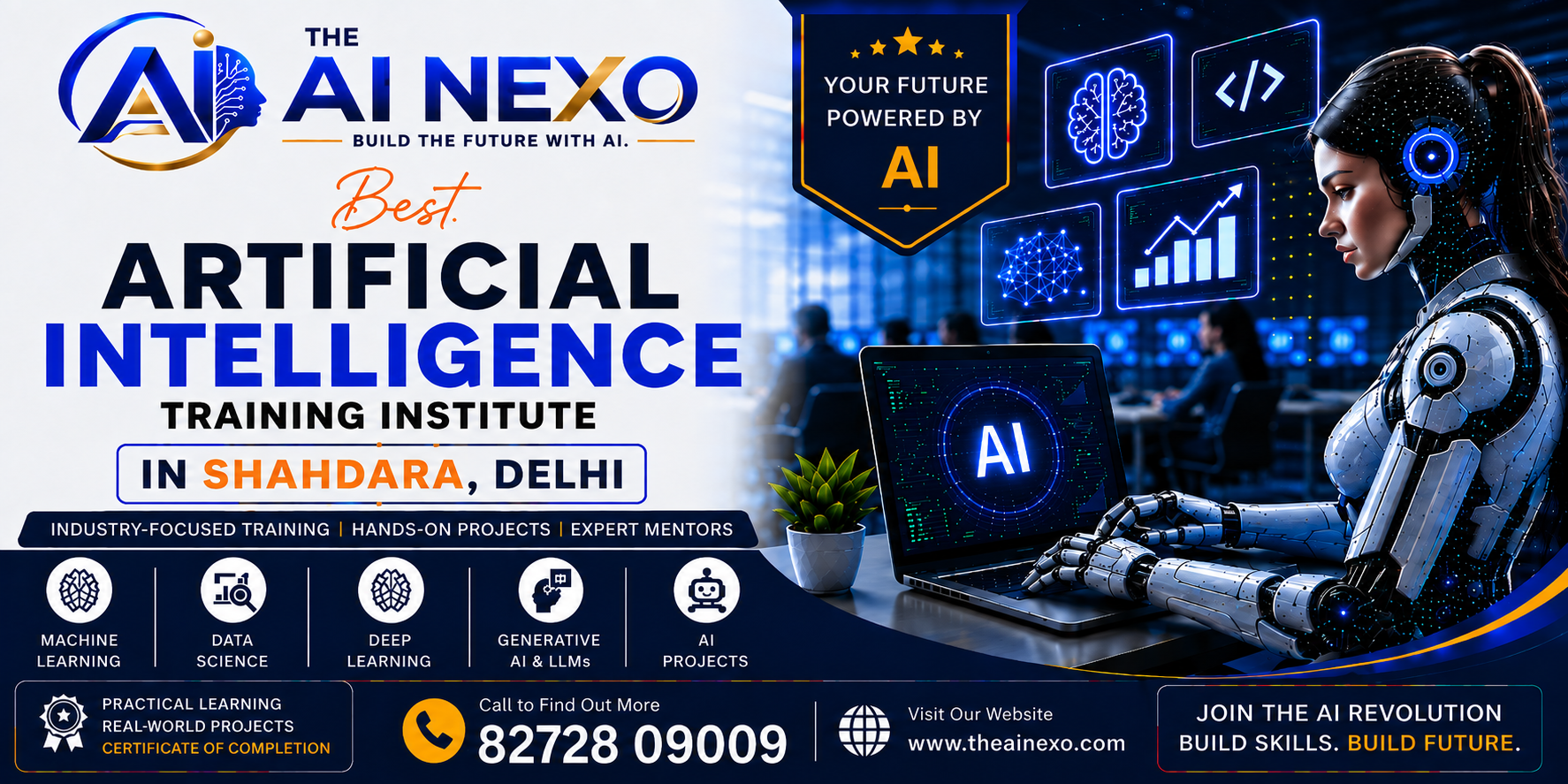 Best Artificial Intelligence Training Institute in Shahdara, Delhi | AI Coaching, Classes & Professional Courses - The AI NEXO