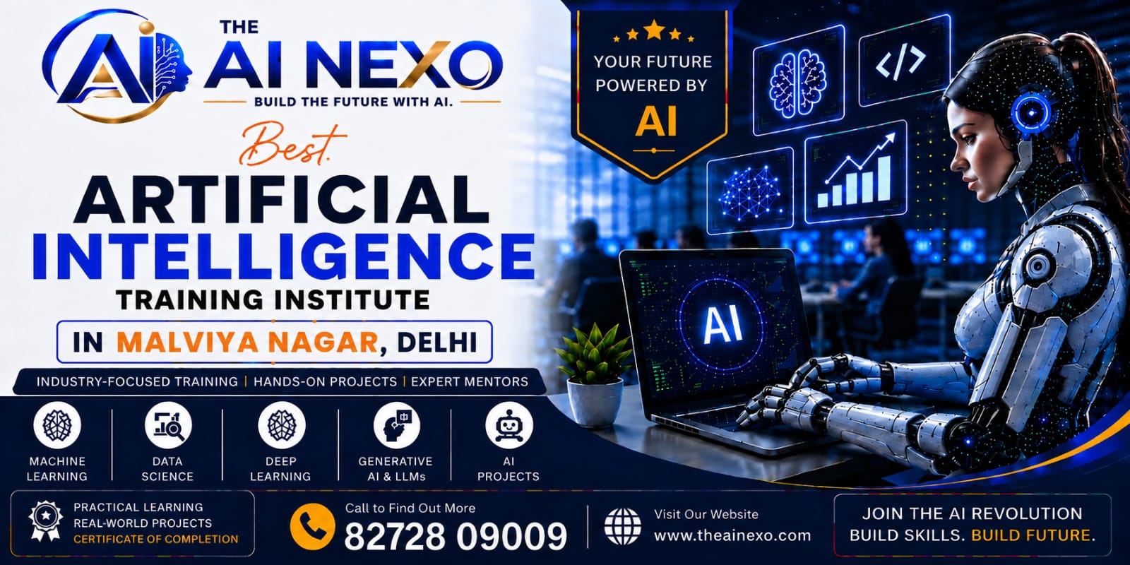 Best Artificial Intelligence Training Institute in Malviya Nagar, Delhi | AI Coaching, Classes & Professional Courses - The AI NEXO