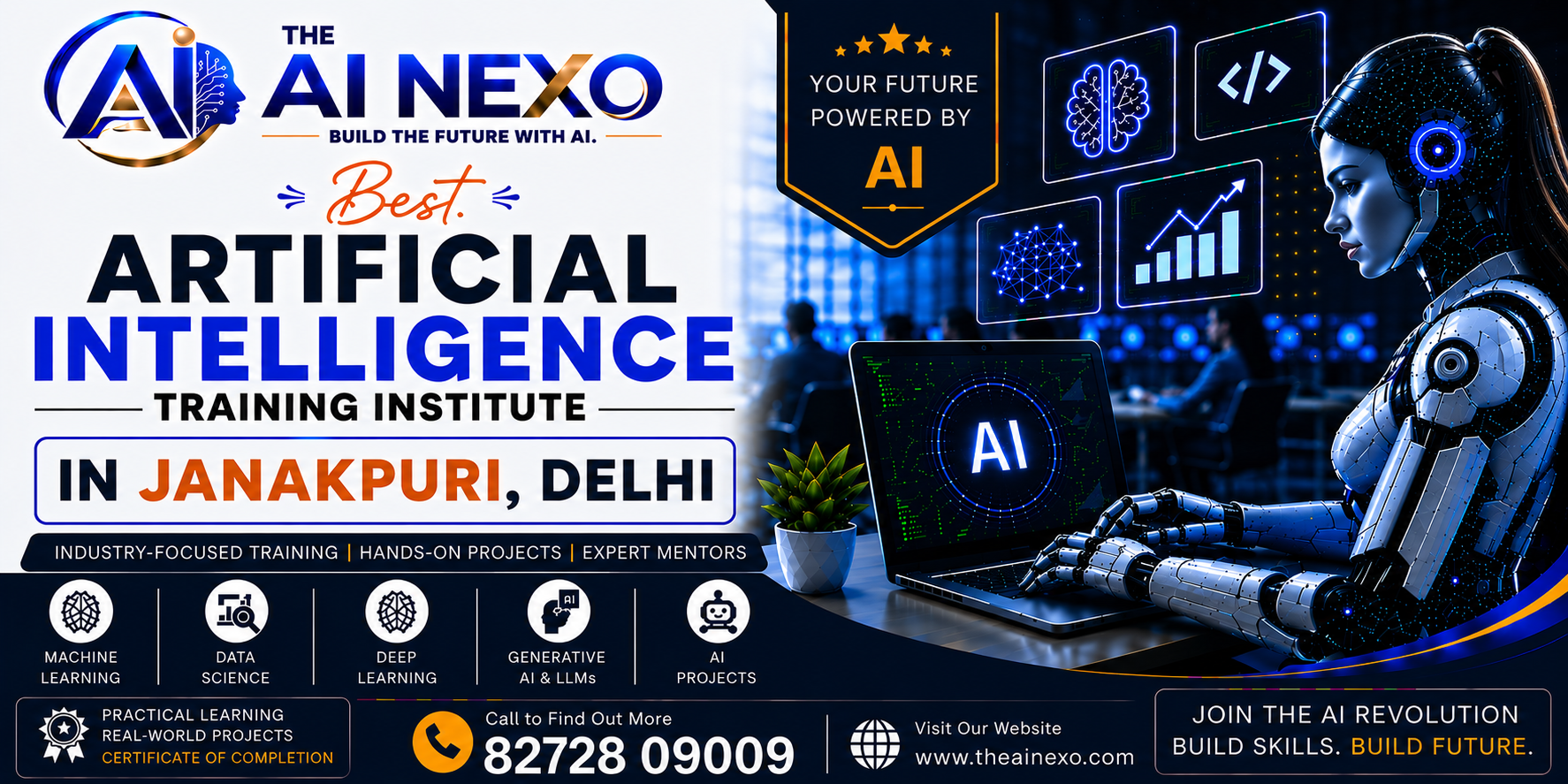 Best Artificial Intelligence Training Institute in Janakpuri, Delhi | AI Coaching, Classes & Professional Courses - The AI NEXO