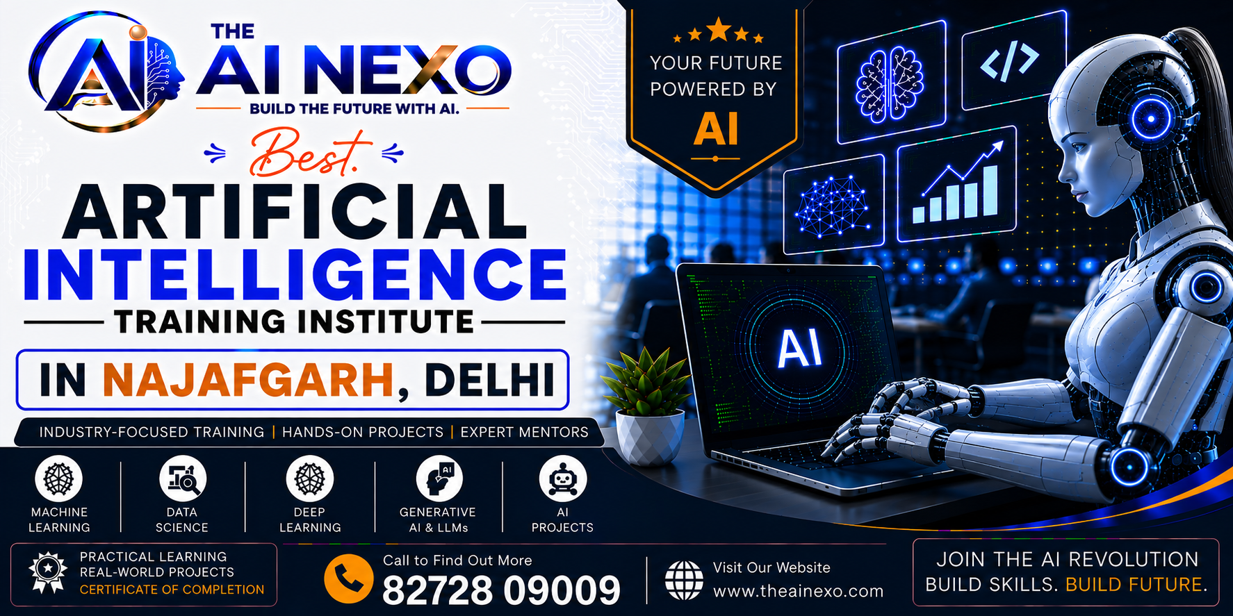 Best Artificial Intelligence Training Institute in Najafgarh, Delhi | AI Coaching, Classes & Professional Courses - The AI NEXO