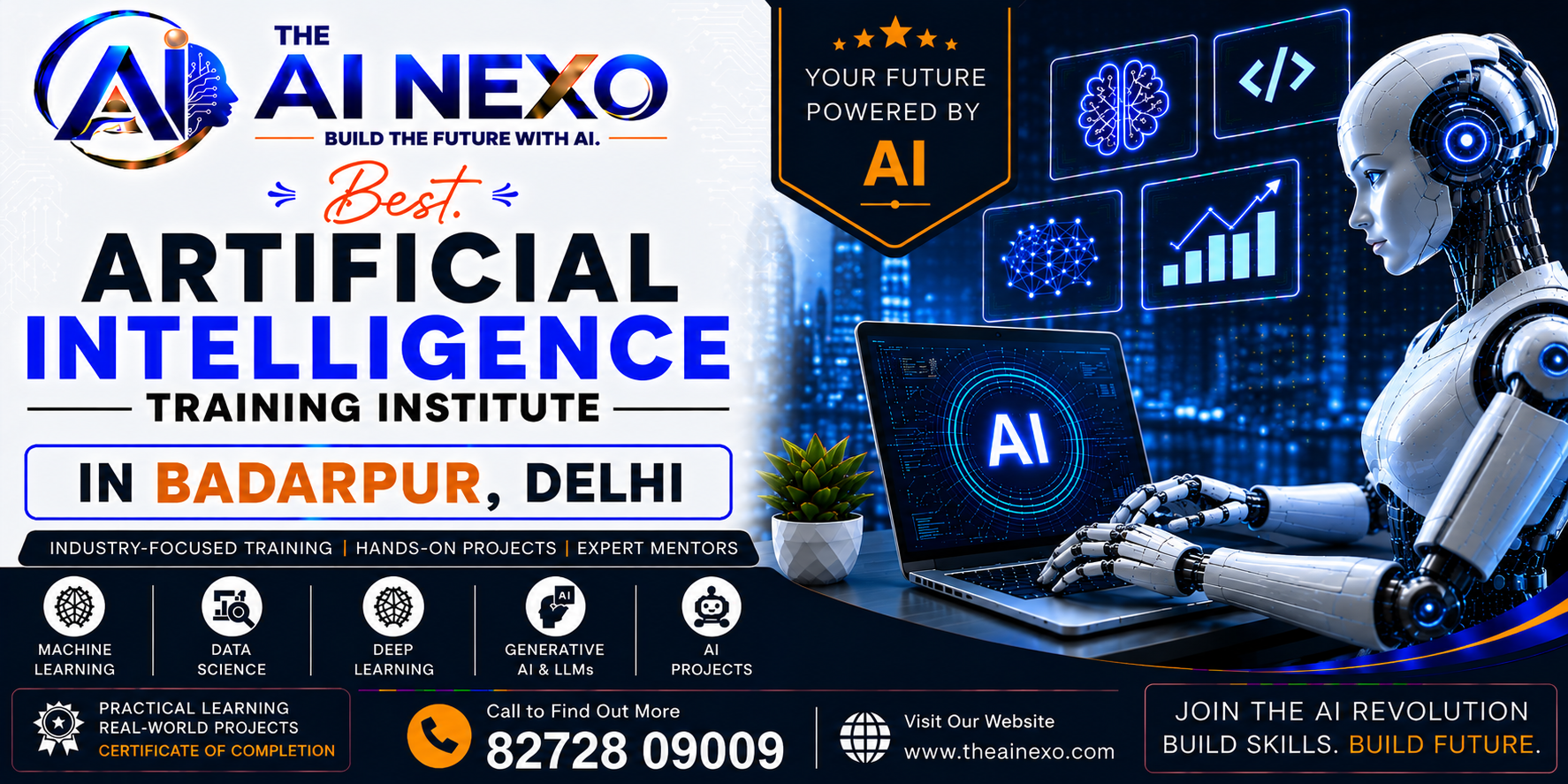 Best Artificial Intelligence Training Institute in Badarpur, Delhi | AI Coaching, Classes & Professional Courses - The AI NEXO