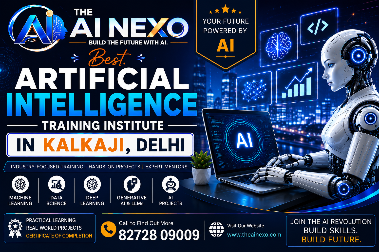 Best Artificial Intelligence Training Institute in Kalkaji, Delhi | AI Coaching, Classes & Professional Courses - The AI NEXO