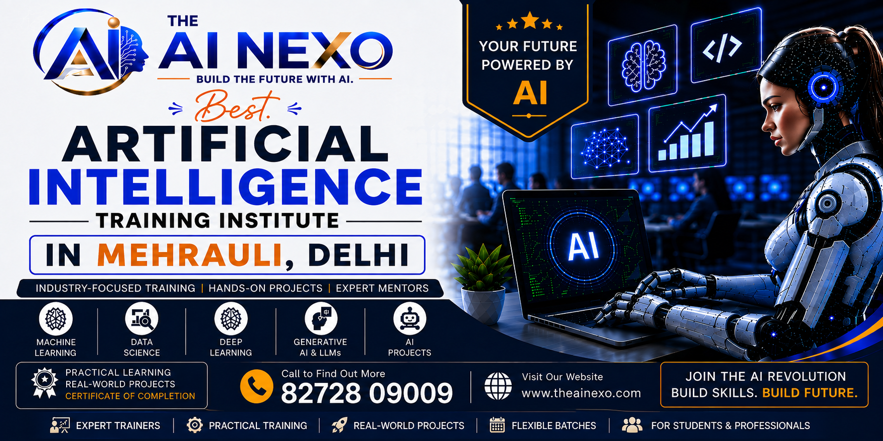 Best Artificial Intelligence Training Institute in Mehrauli, Delhi | AI Coaching, Classes & Professional Courses - The AI NEXO