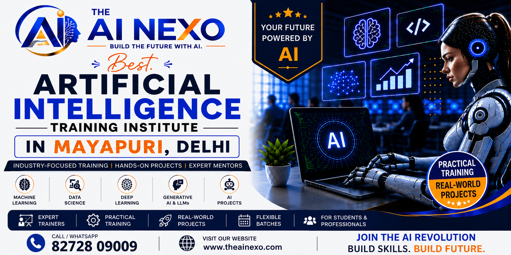 Best Artificial Intelligence Training Institute in Mayapuri, Delhi | AI Coaching, Classes & Professional Courses - The AI NEXO