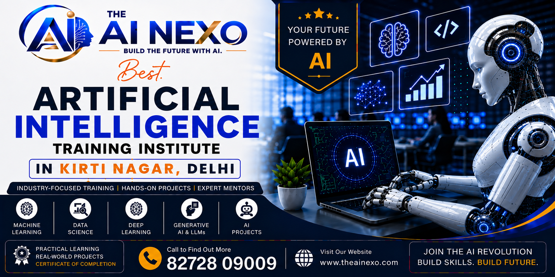 Best Artificial Intelligence Training Institute in Kirti Nagar, Delhi | AI Coaching, Classes & Professional Courses - The AI NEXO