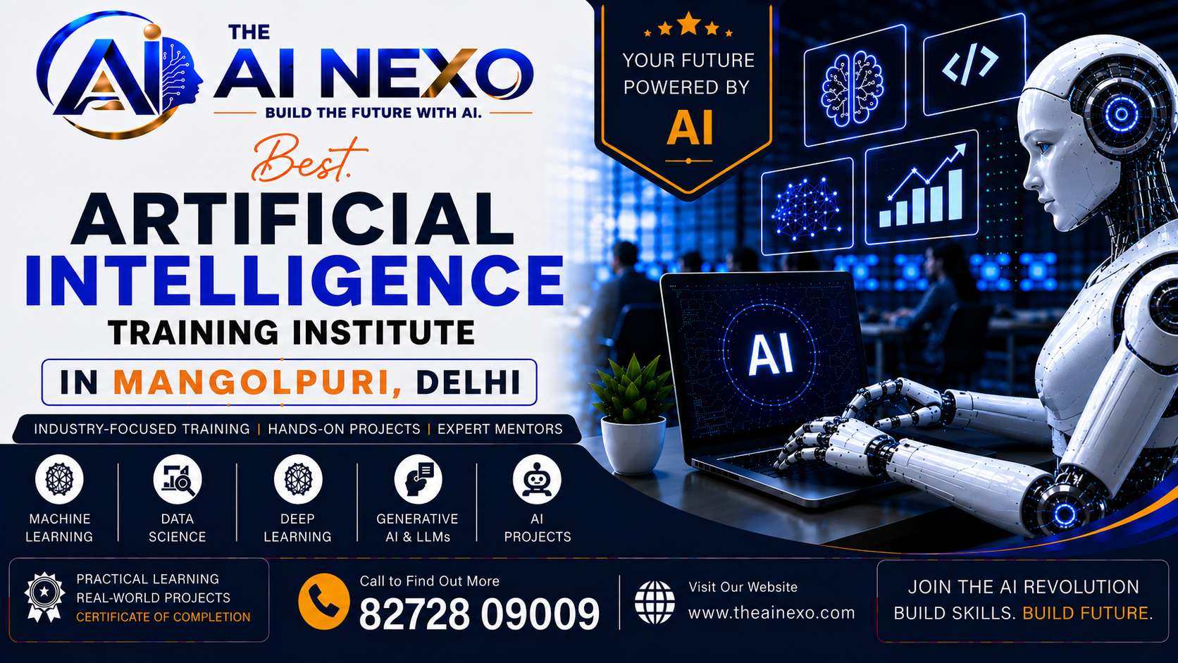 Best Artificial Intelligence Training Institute in Mangolpuri, Delhi | AI Coaching, Classes & Professional Courses - The AI NEXO