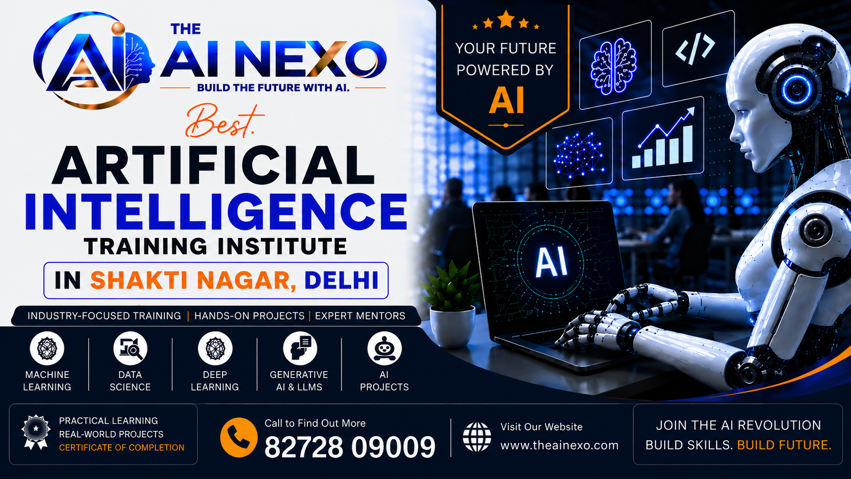 Best Artificial Intelligence Training Institute in Shakti Nagar, Delhi | AI Coaching, Classes & Professional Courses - The AI NEXO