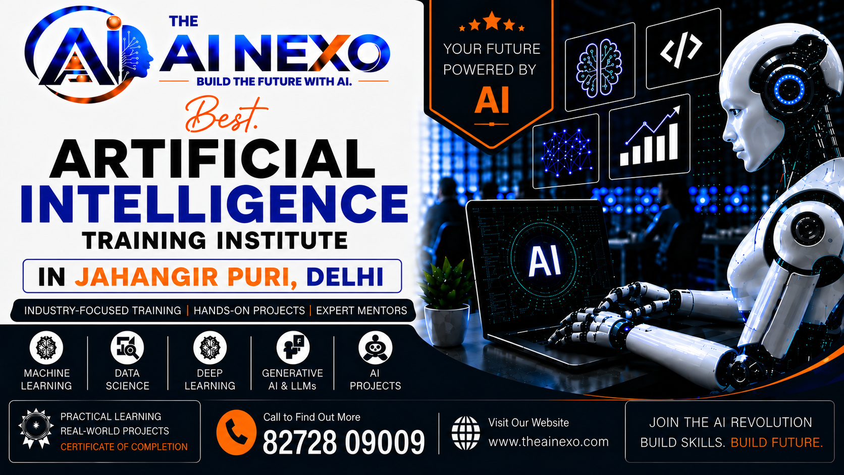 Best Artificial Intelligence Training Institute in Jahangir Puri, Delhi | AI Coaching, Classes & Professional Courses - The AI NEXO