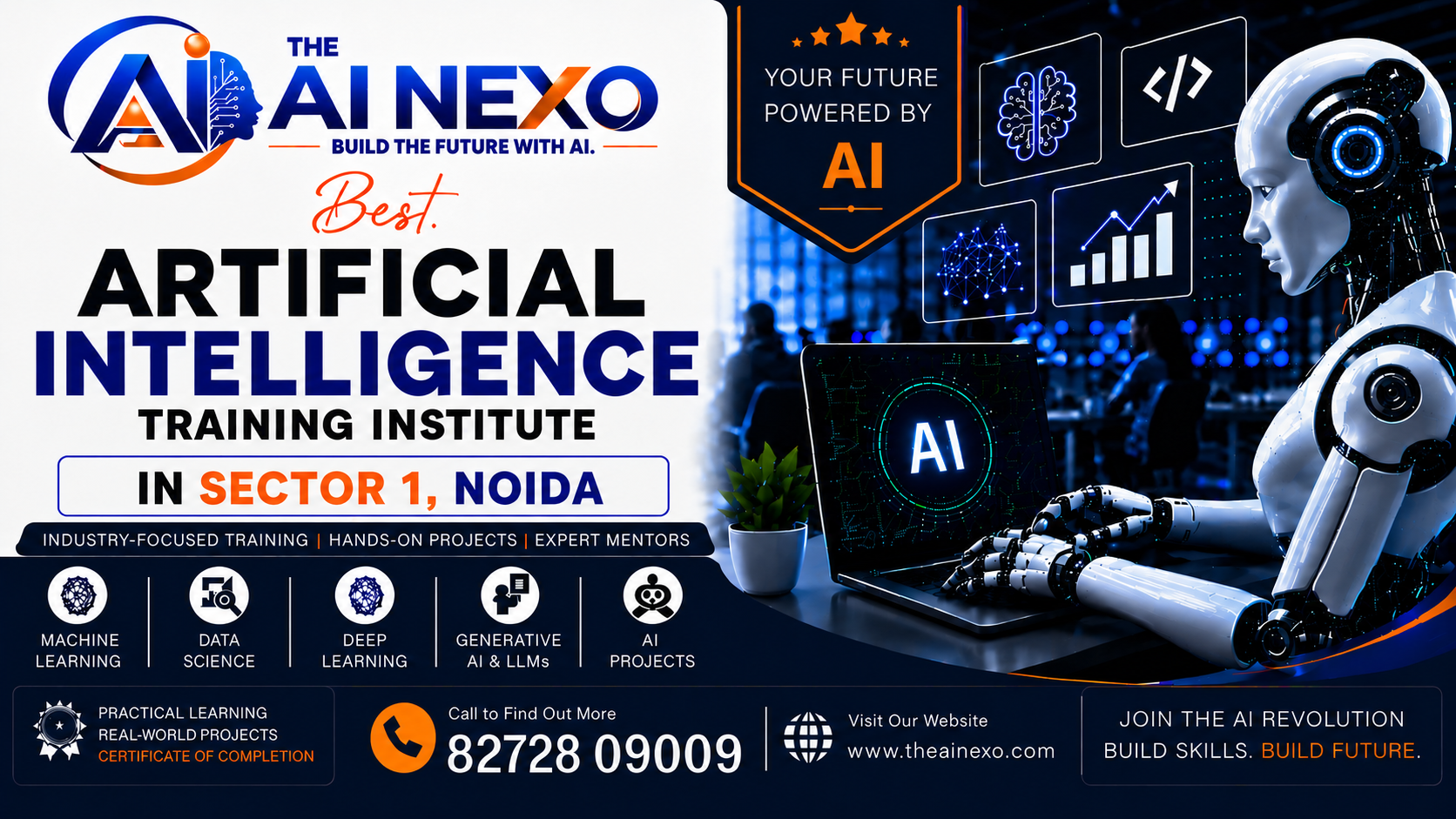 Best Artificial Intelligence Training Institute in Sector 1, Noida | AI Coaching, Classes & Professional Courses - The AI NEXO