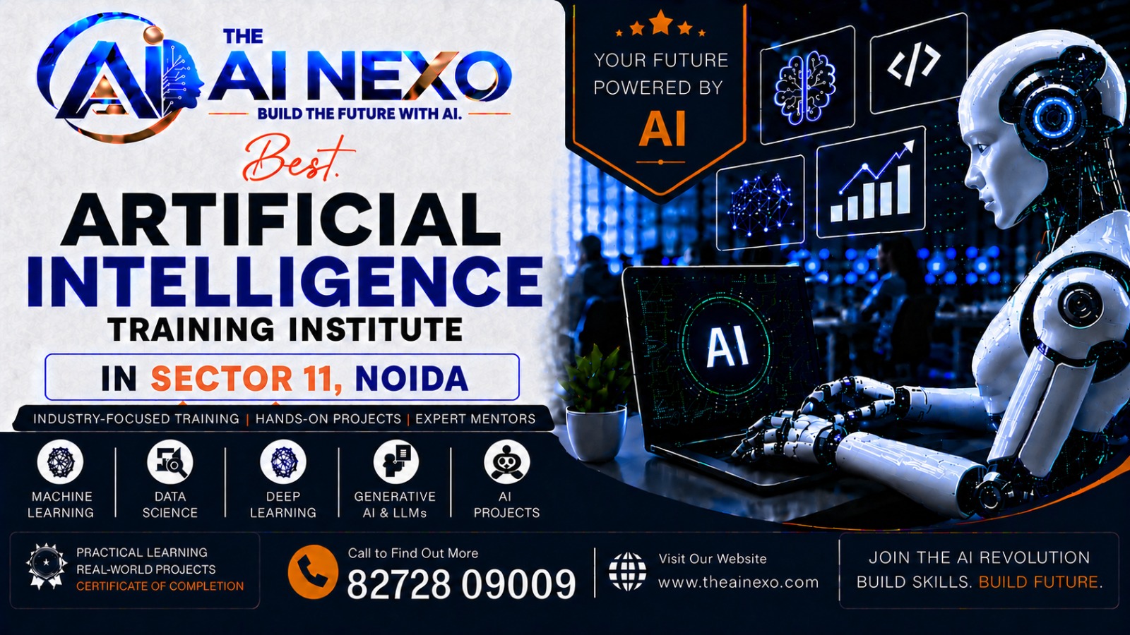 Best Artificial Intelligence Training Institute in Sector 11, Noida | AI Coaching, Classes & Professional Courses - The AI NEXO