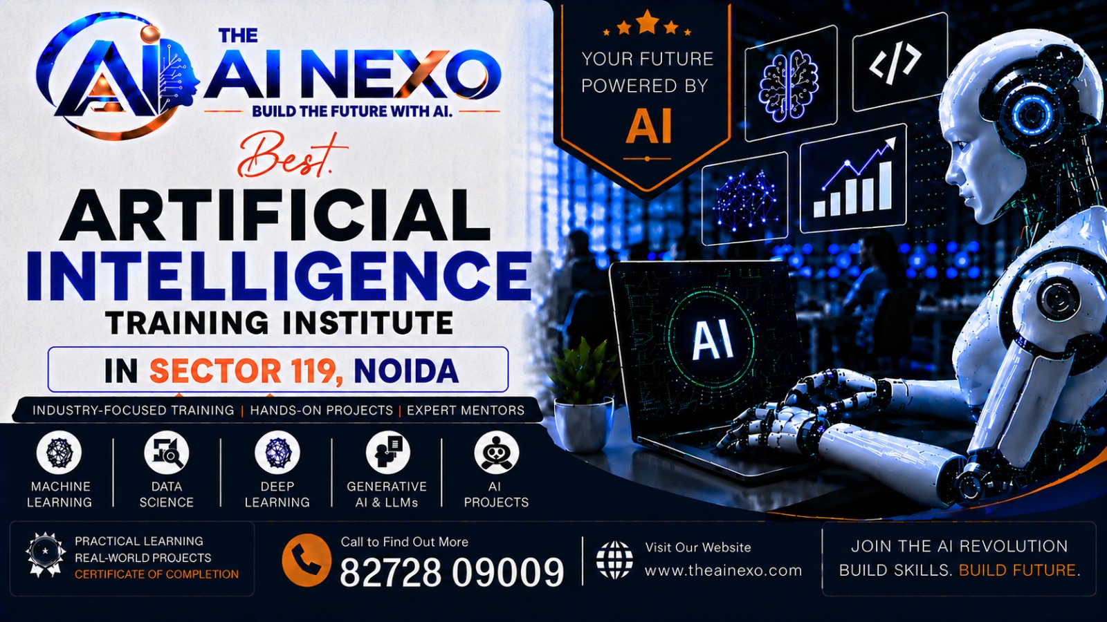 Best Artificial Intelligence Training Institute in Sector 119, Noida | AI Coaching, Classes & Professional Courses - The AI NEXO