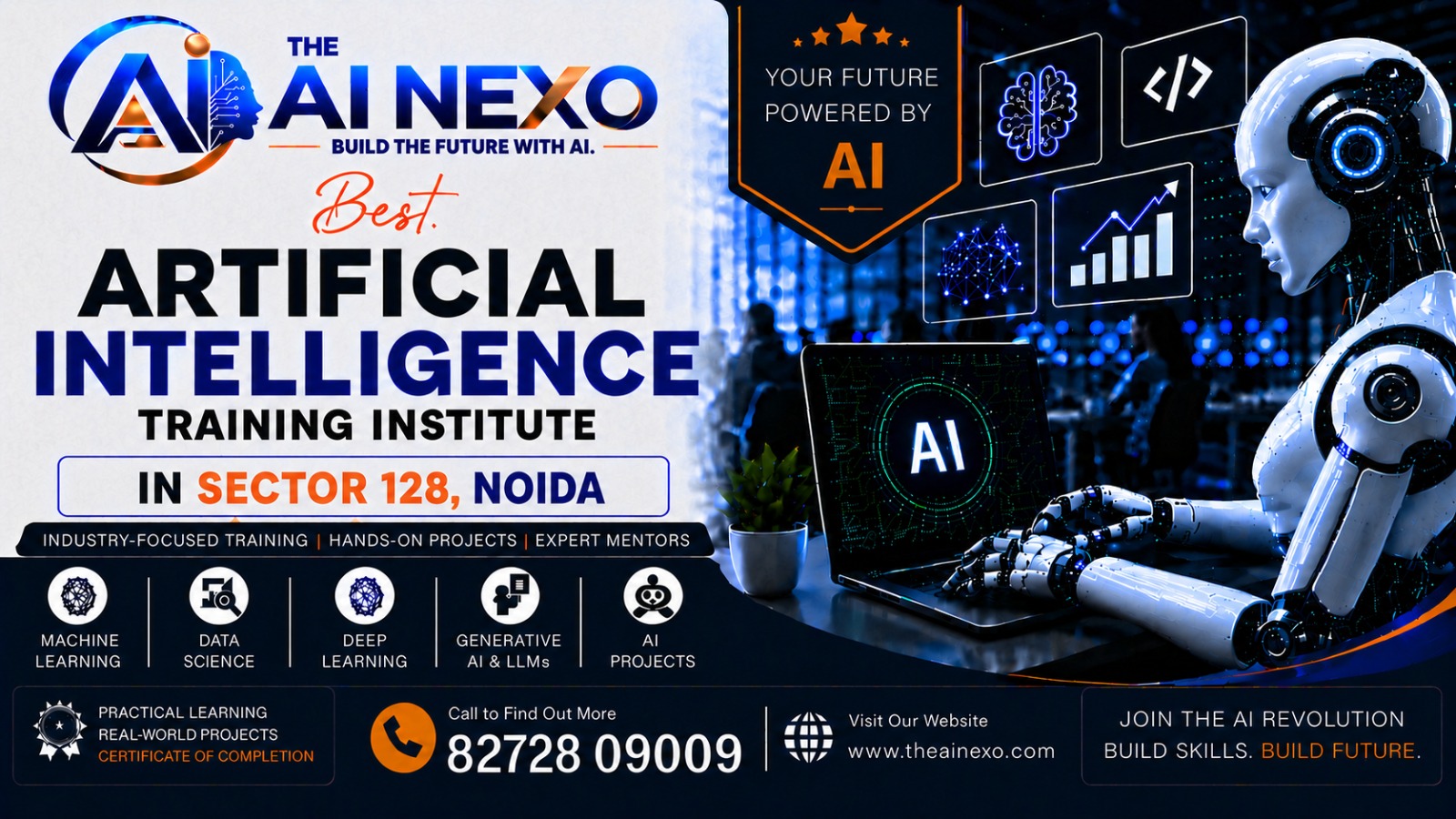 Best Artificial Intelligence Training Institute in Sector 128, Noida | AI Coaching, Classes & Professional Courses - The AI NEXO