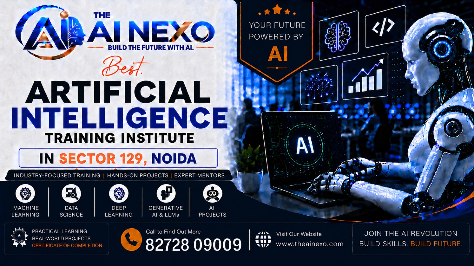 Best Artificial Intelligence Training Institute in Sector 129, Noida | AI Coaching, Classes & Professional Courses - The AI NEXO