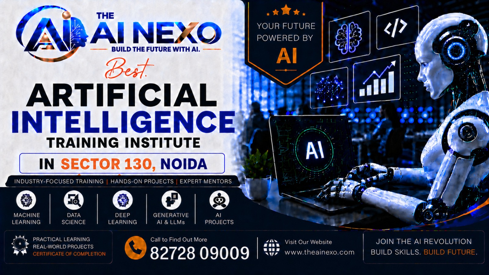 Best Artificial Intelligence Training Institute in Sector 130, Noida | AI Coaching, Classes & Professional Courses - The AI NEXO