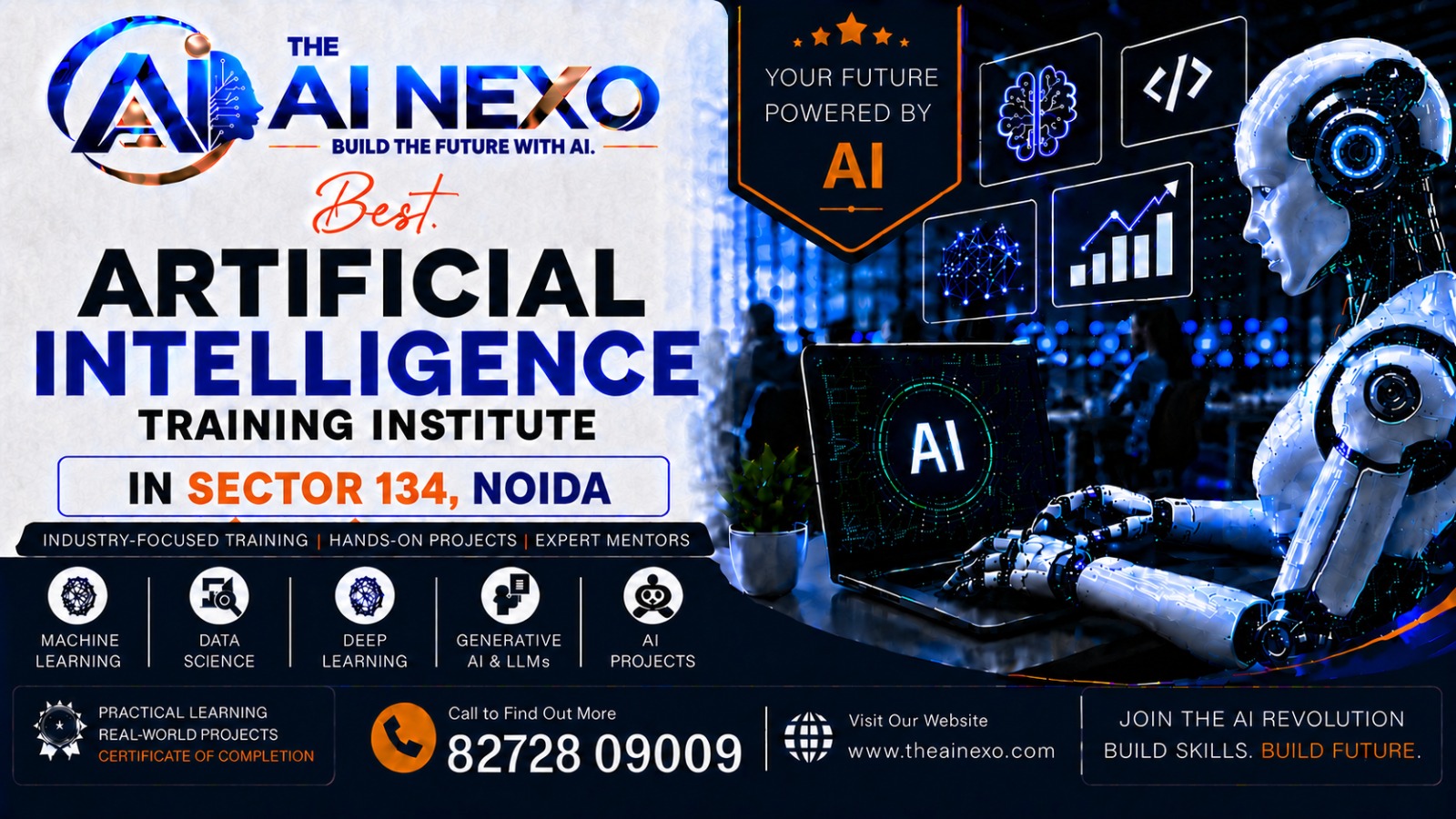 Best Artificial Intelligence Training Institute in Sector 134, Noida | AI Coaching, Classes & Professional Courses - The AI NEXO