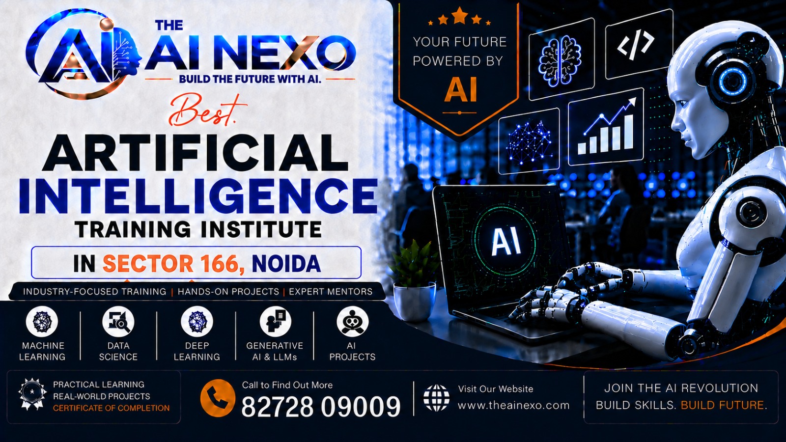 Best Artificial Intelligence Training Institute in Sector 166, Noida | AI Coaching, Classes & Professional Courses - The AI NEXO