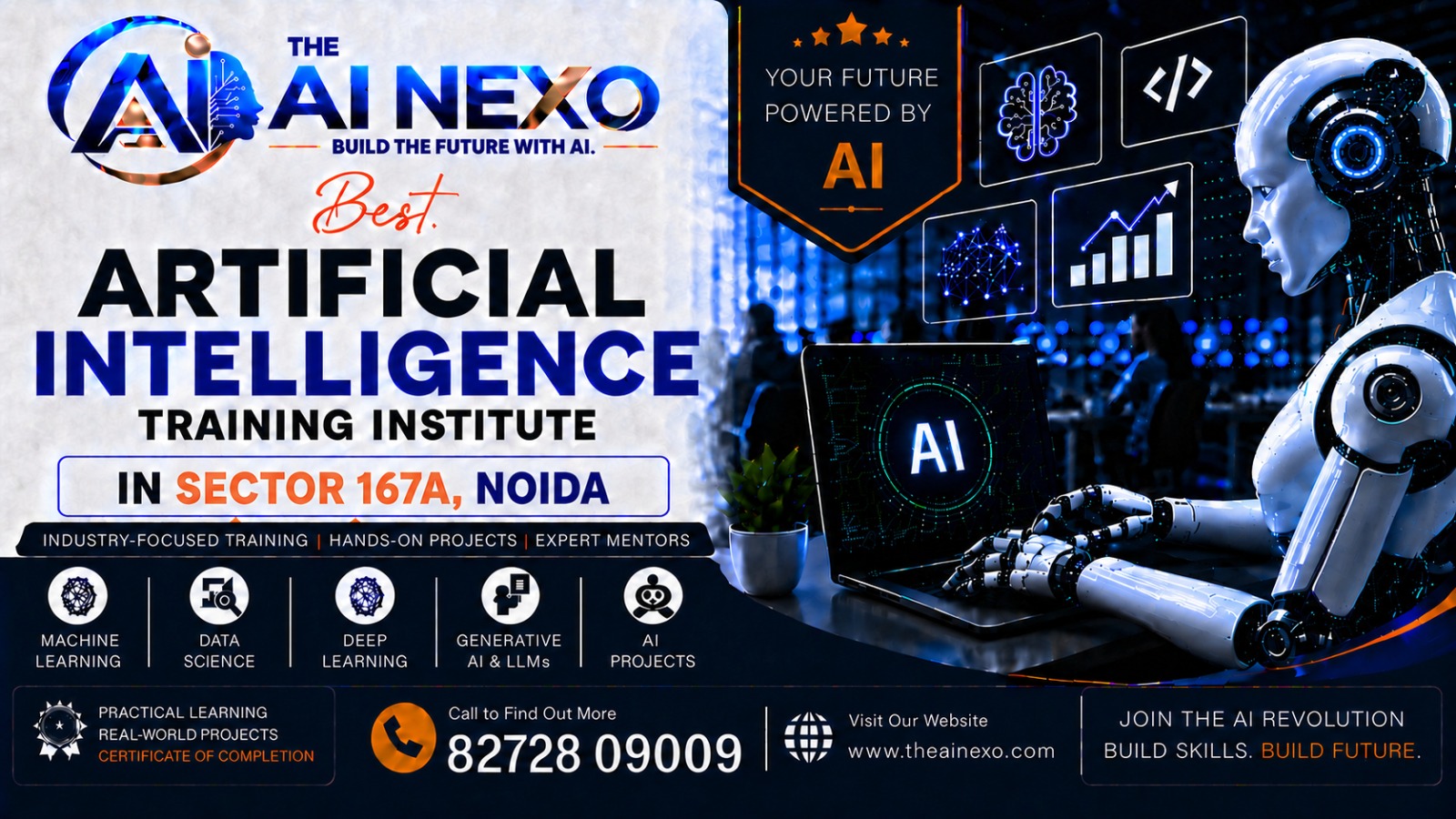 Best Artificial Intelligence Training Institute in Sector 167A, Noida | AI Coaching, Classes & Professional Courses - The AI NEXO
