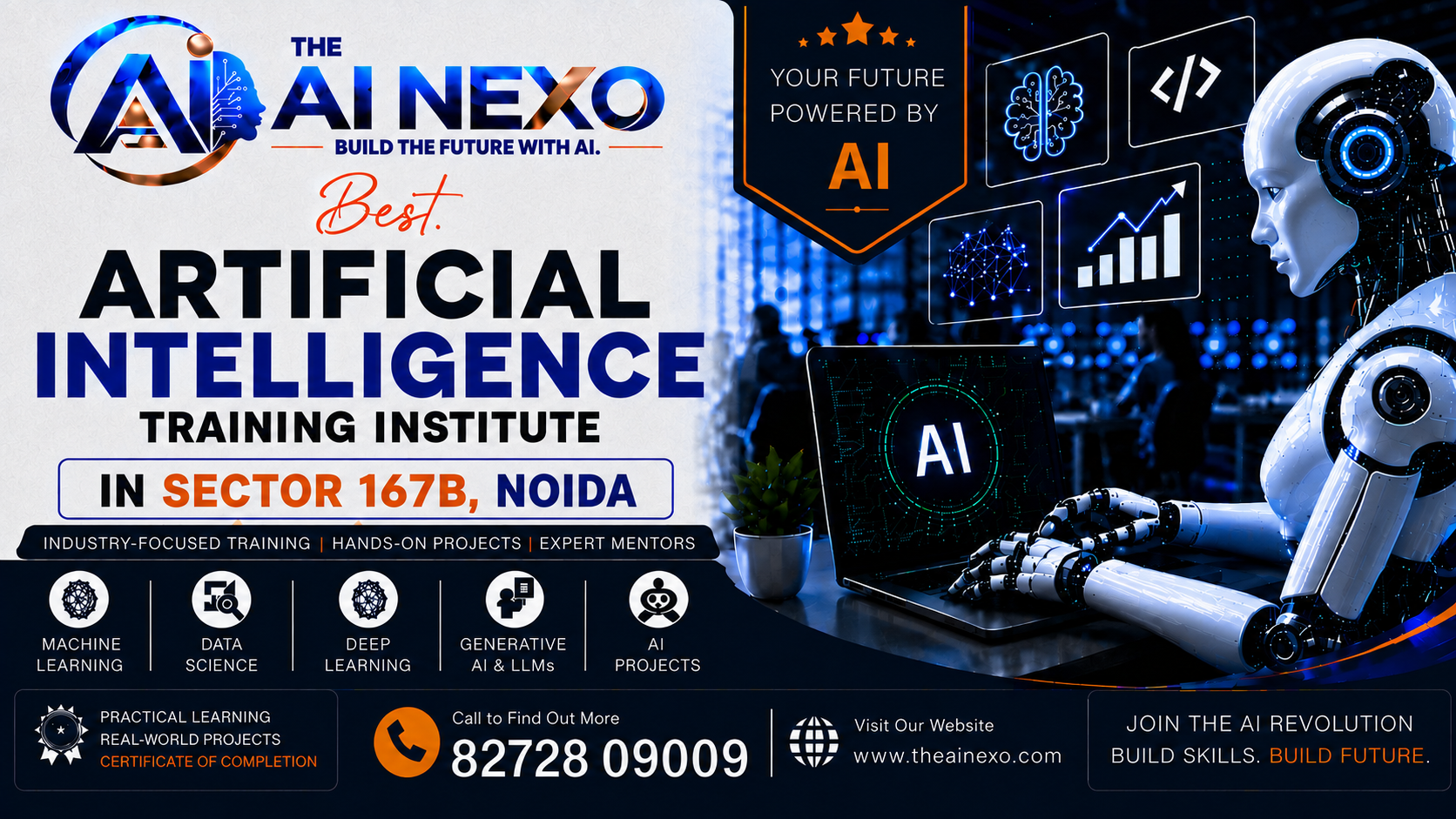 Best Artificial Intelligence Training Institute in Sector 167B, Noida | AI Coaching, Classes & Professional Courses - The AI NEXO